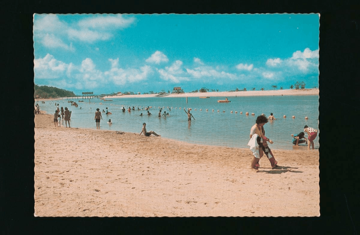 Swimming Lagoon on Sentosa back in the day