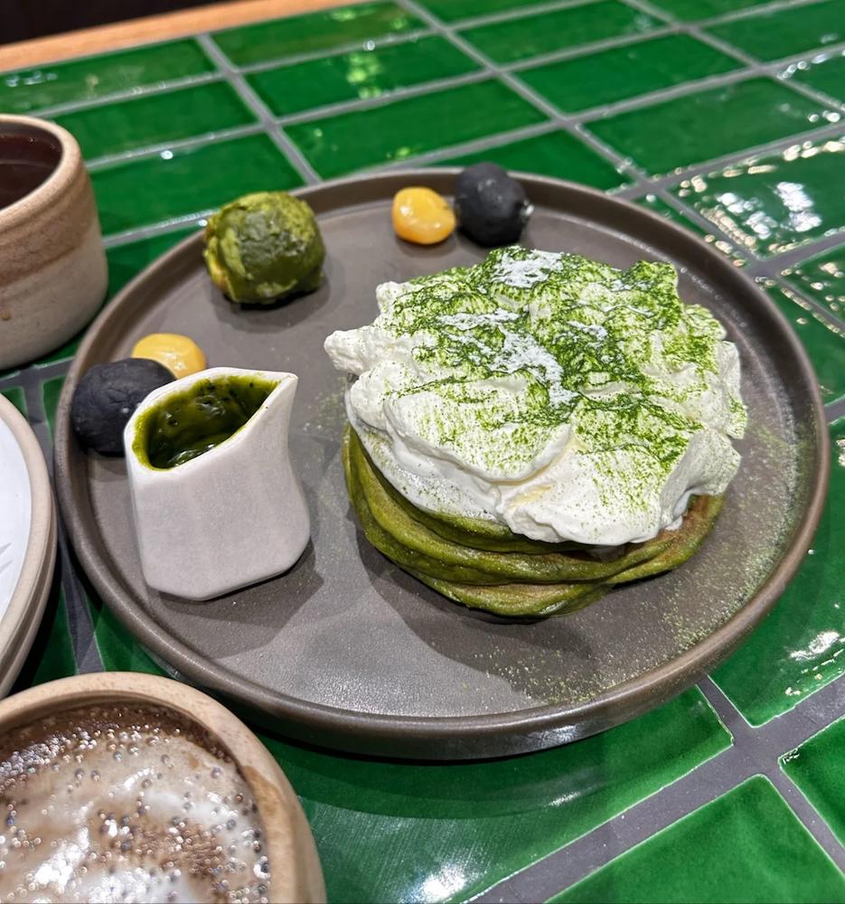 Tsutaya Bookstore AEON Mall - matcha pancake