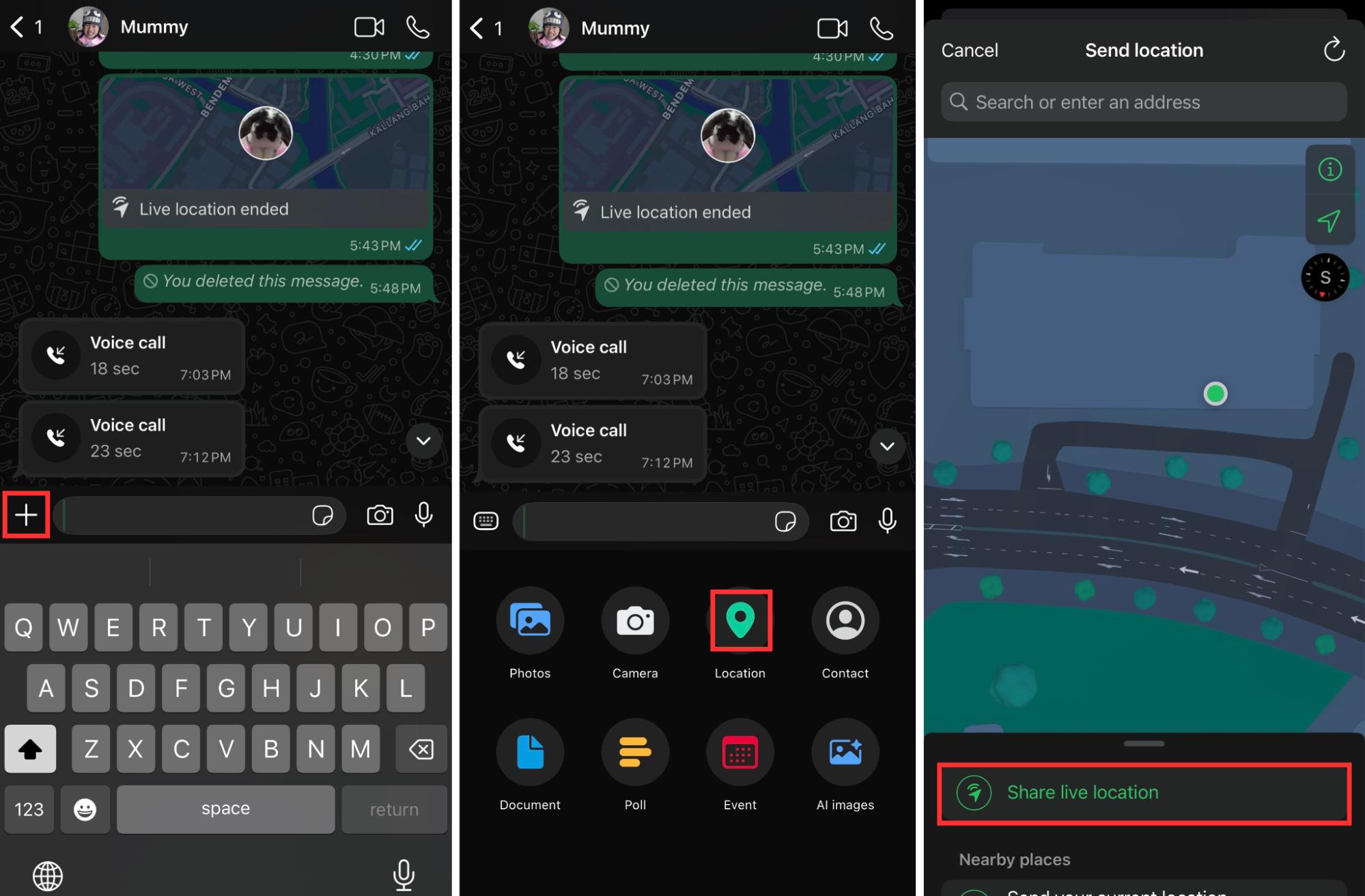 WhatsApp hacks & features - Live location (2)