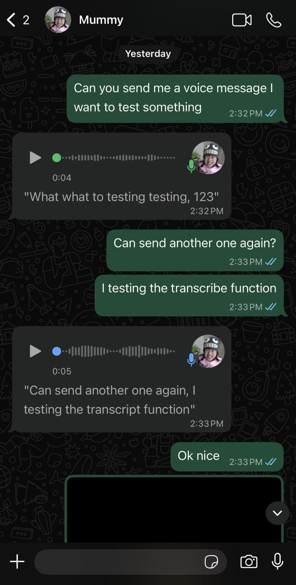 WhatsApp hacks & features - Transcribe voice messages