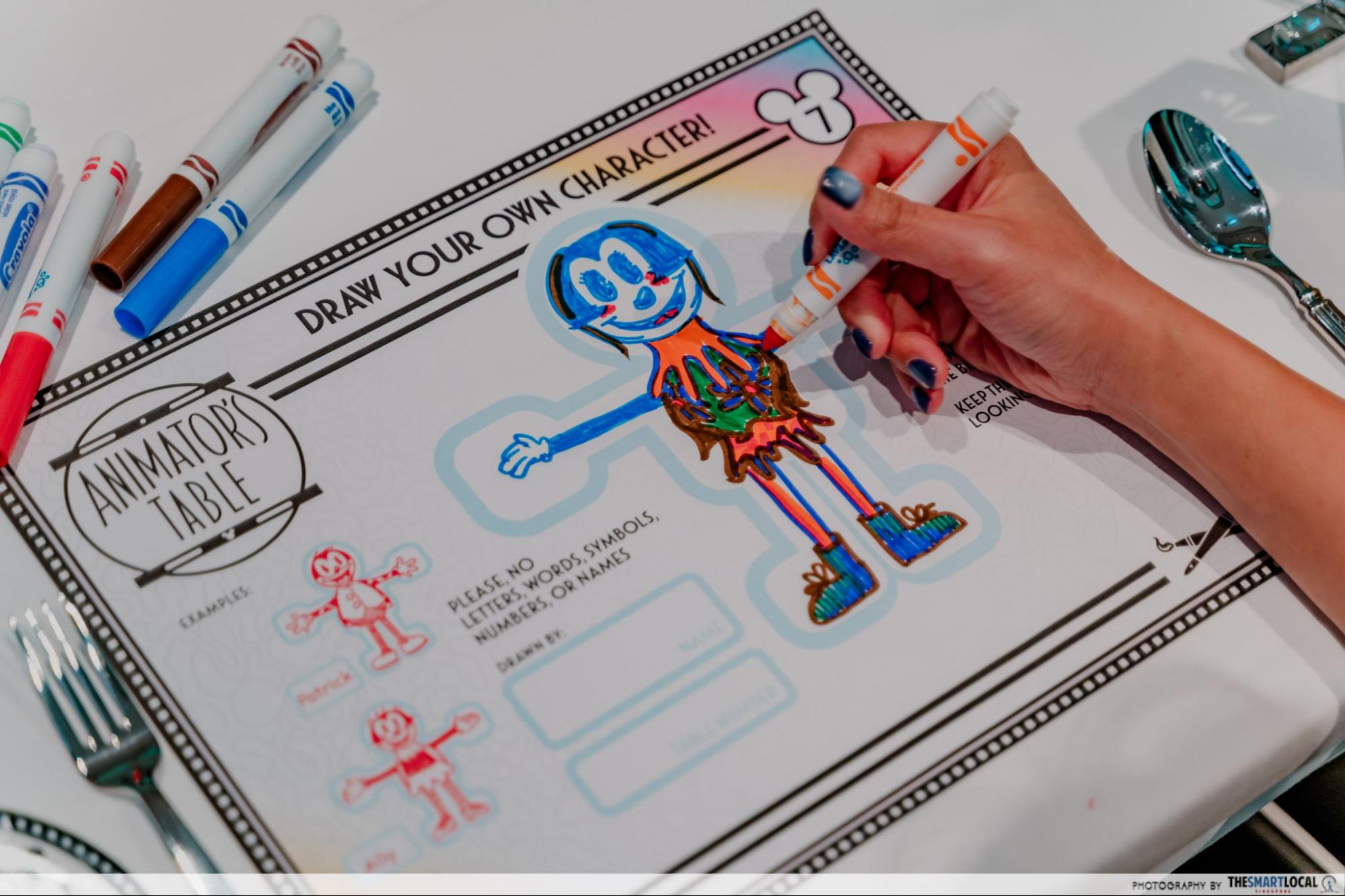 disney adventure cruise - animator's table drawing