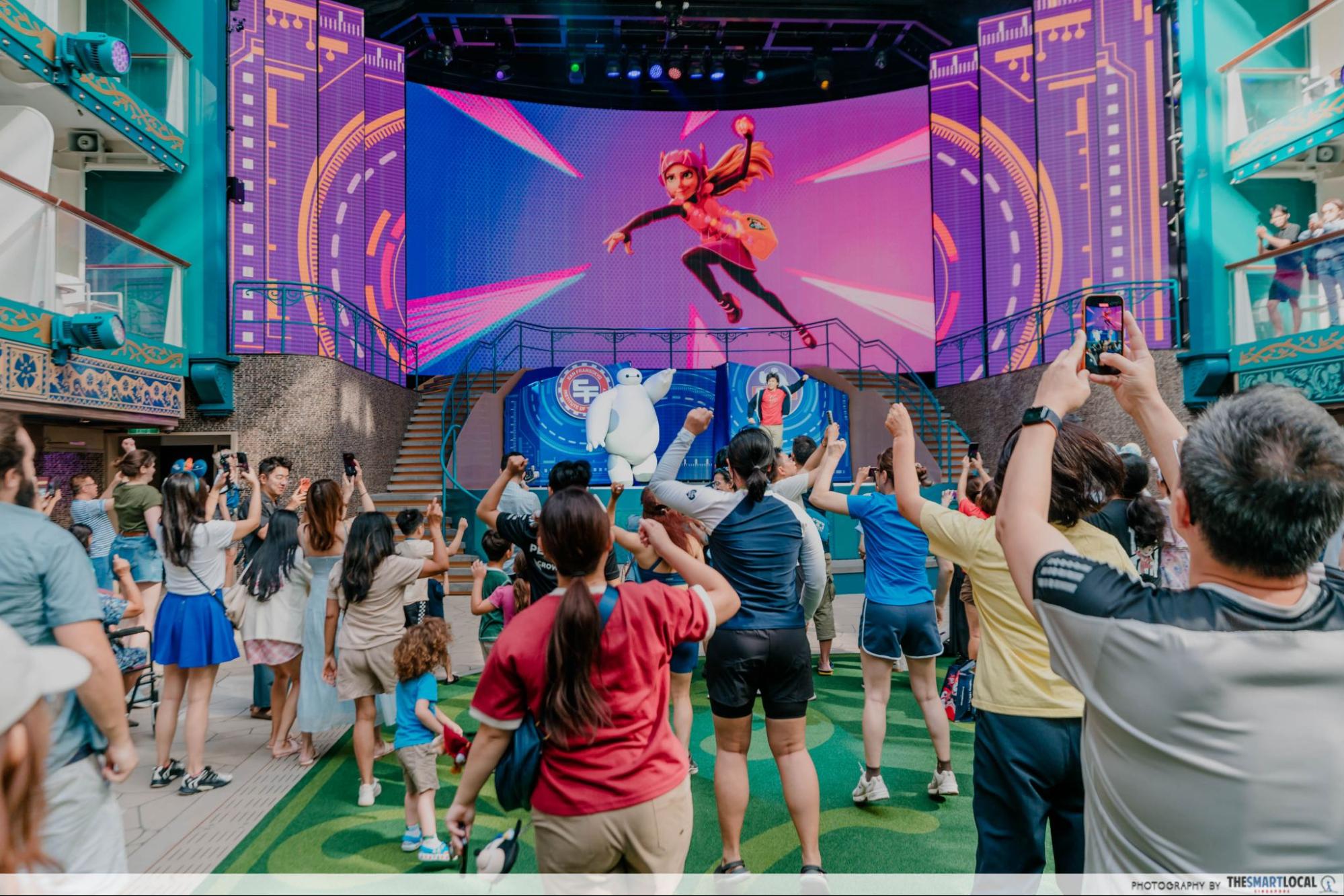 disney adventure cruise - baymax exercise expo