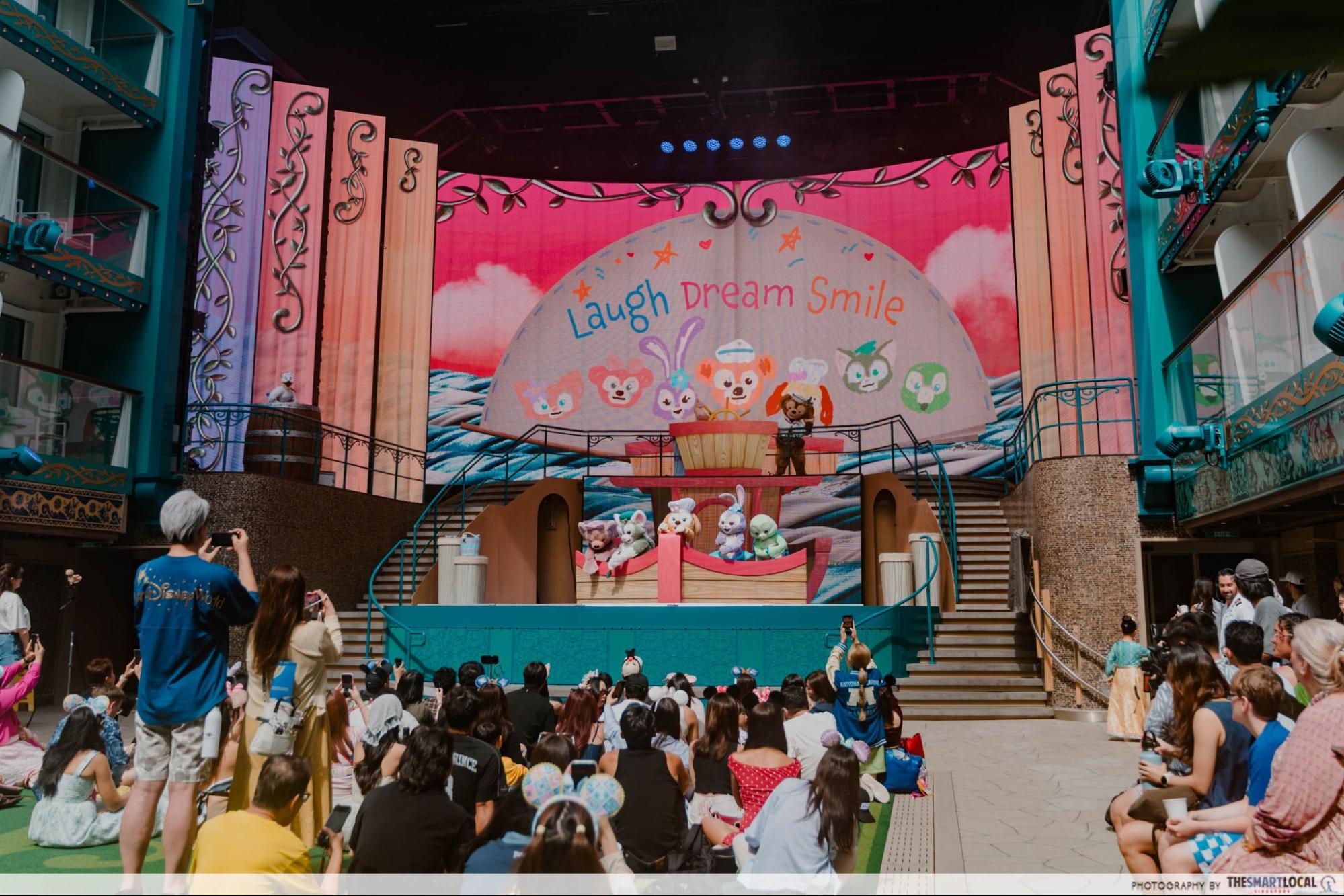 disney adventure cruise - duffy and friends show intro