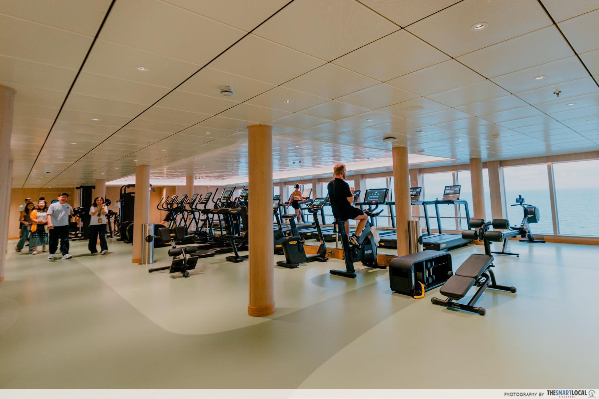 disney adventure cruise - fitness center fitness centre