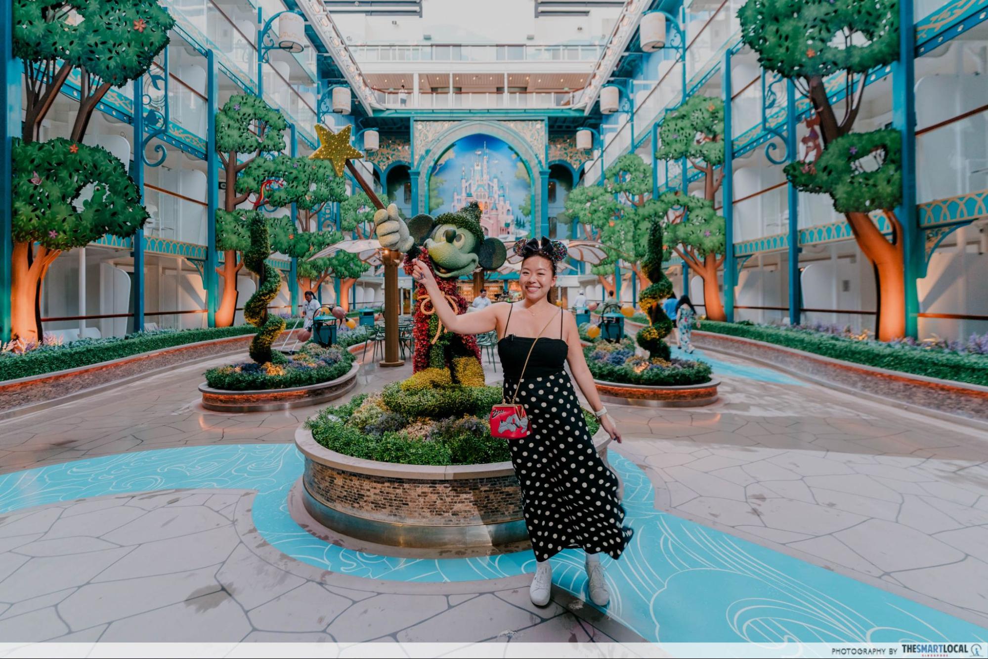 disney adventure cruise - mickey imagination garden