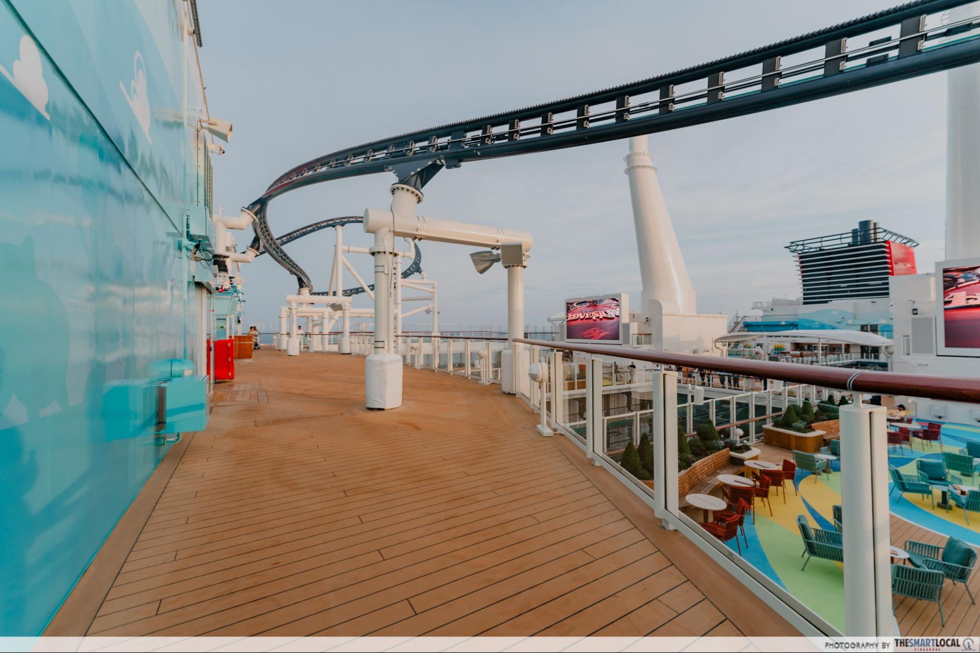 disney adventure cruise - running track