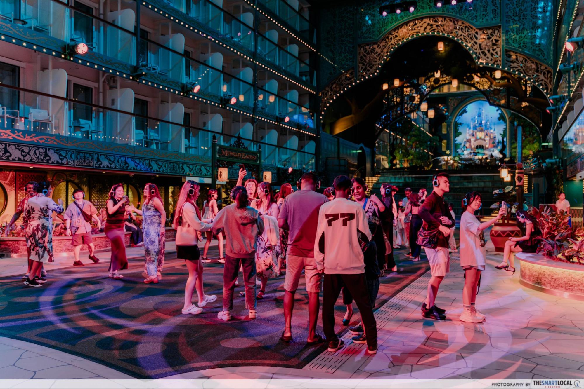 disney adventure cruise - silent disco