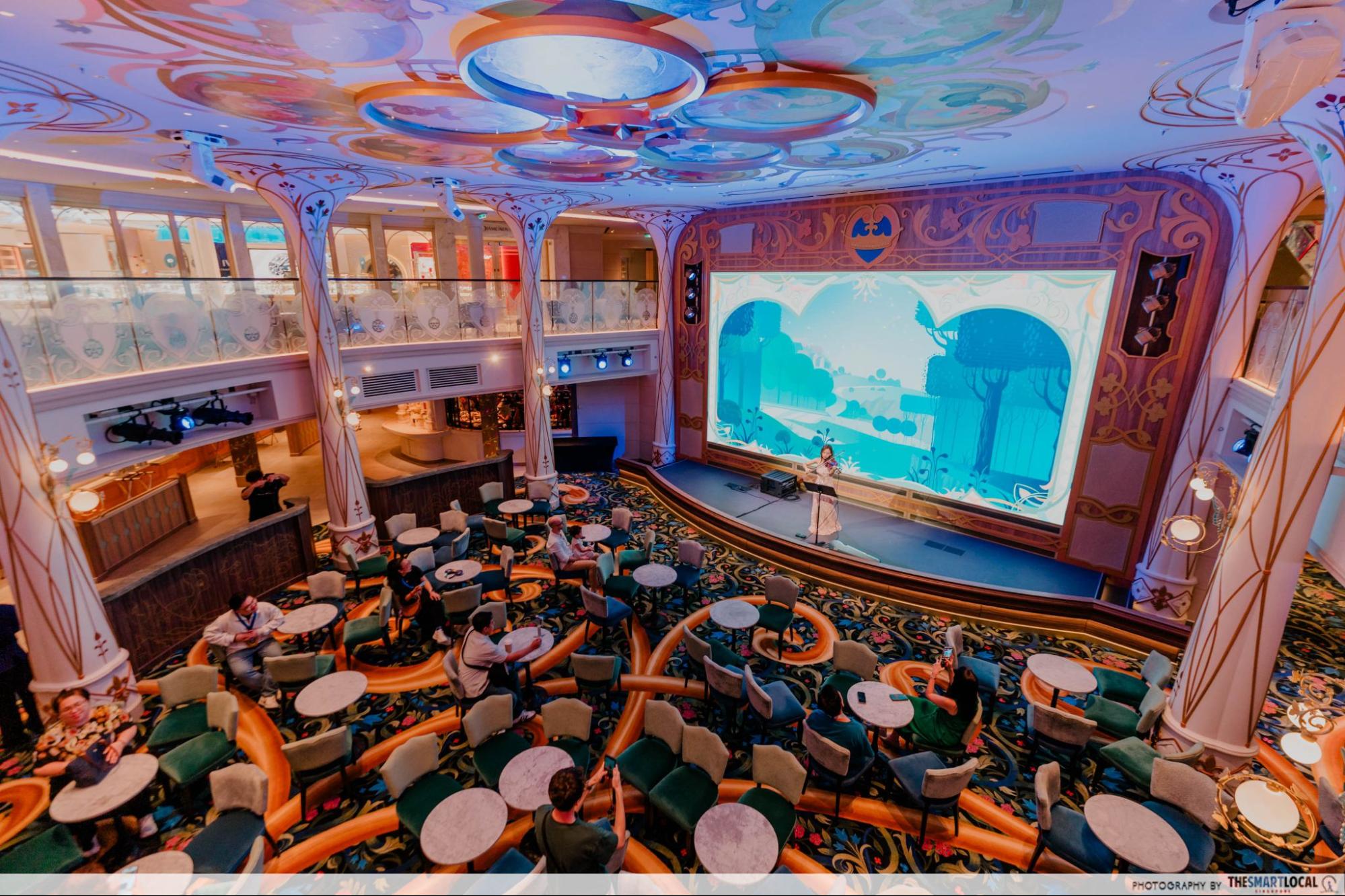 disney adventure cruise - town square performance