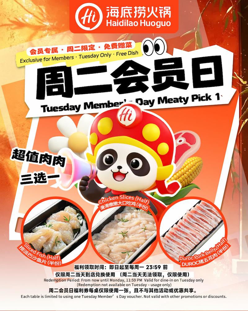 haidilao singapore - member days