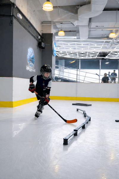 ice penguin ice skating rink clarke quay central ice hockey