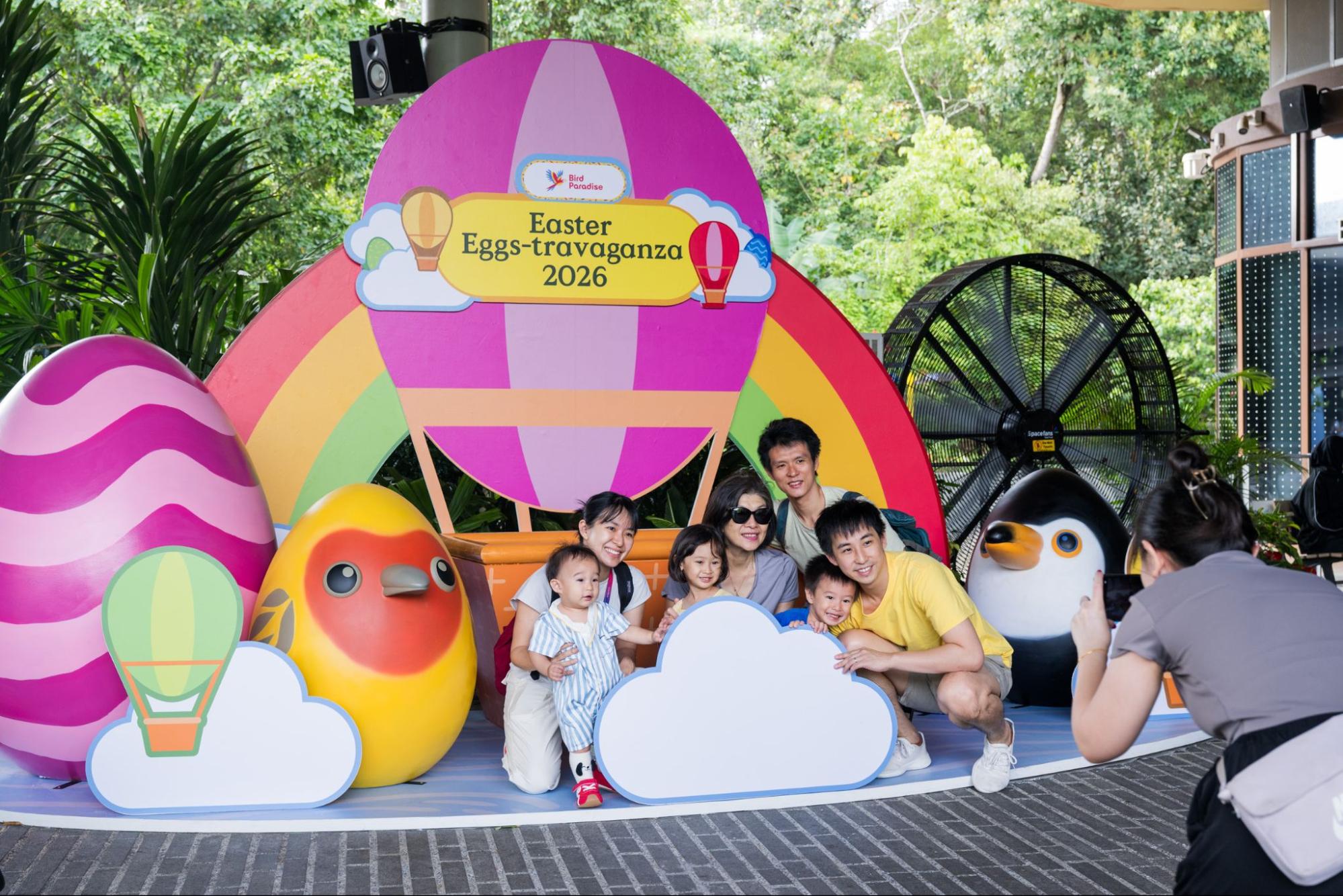 Family at Easter Eggs-travaganza