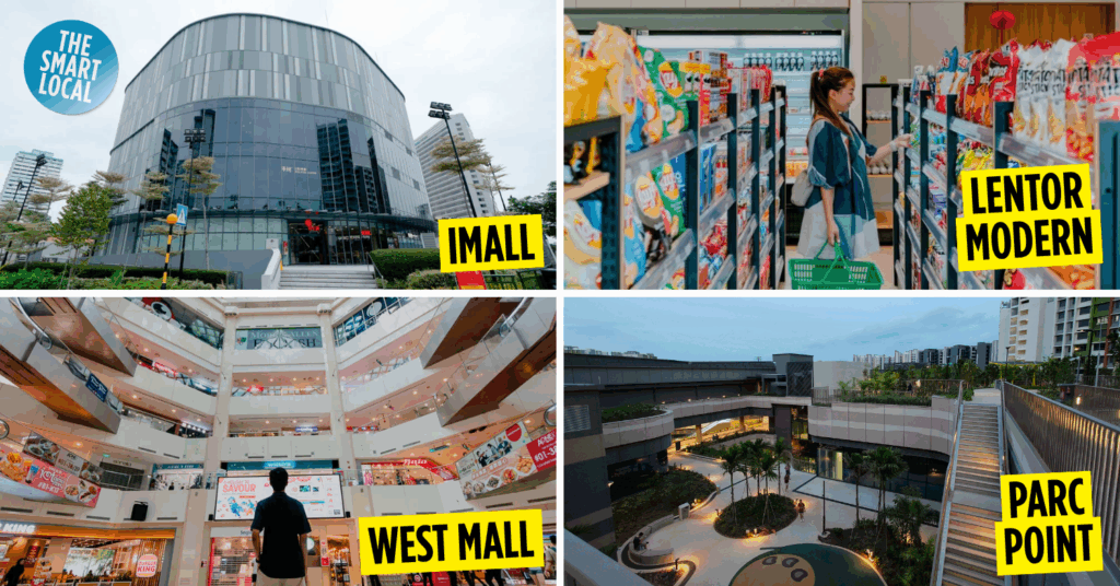 New malls in Singapore cover image
