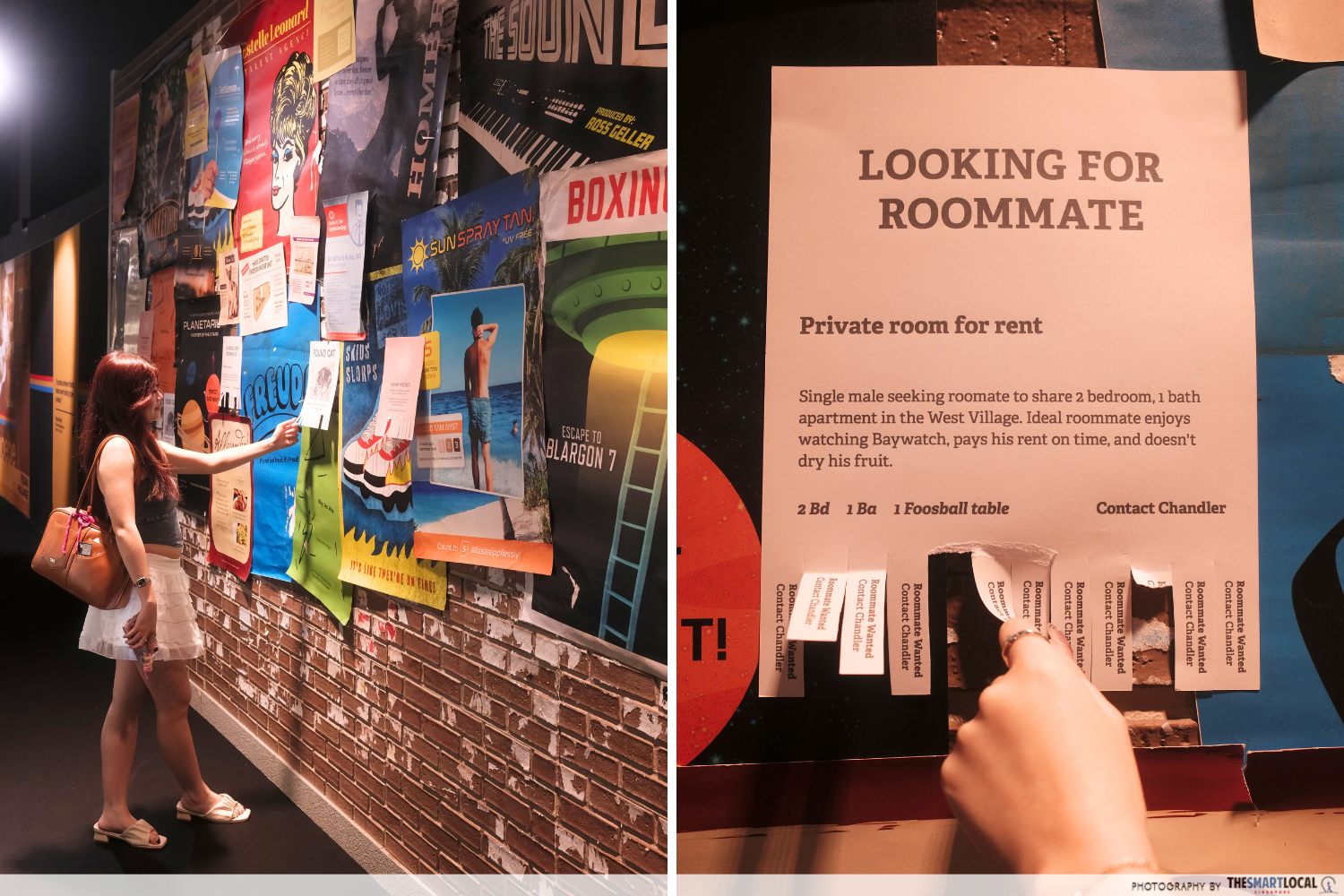 Posters outside Central Perk