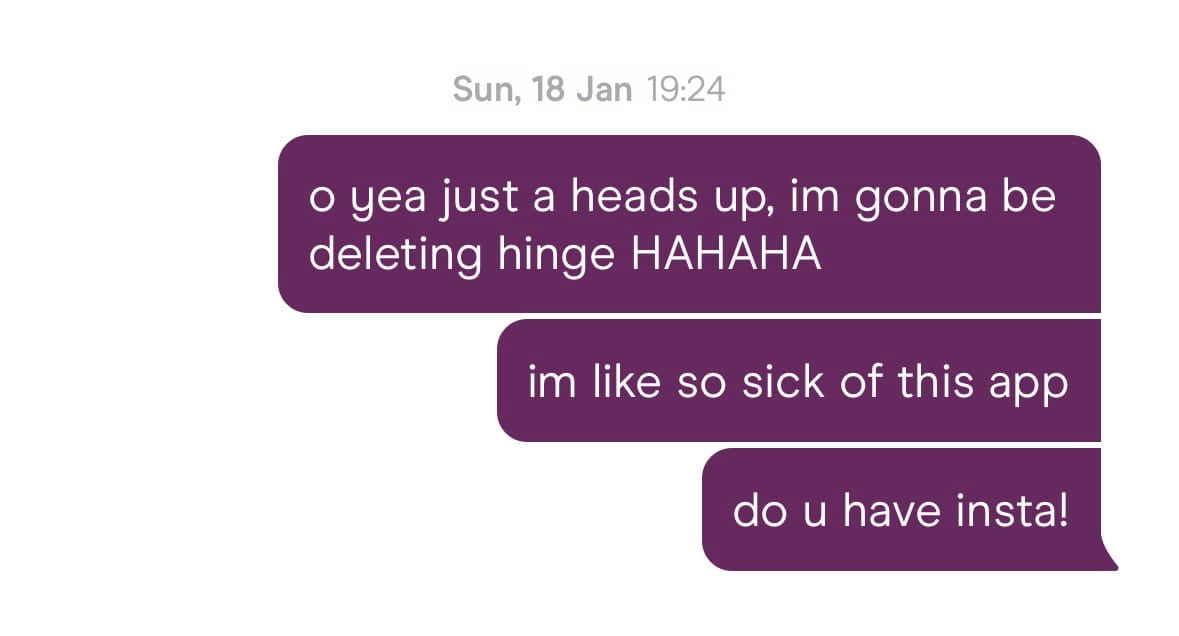 Using dating apps for the first time - made new friends