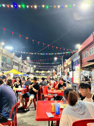 night markets in jb - Johor Jaya Night Food Street