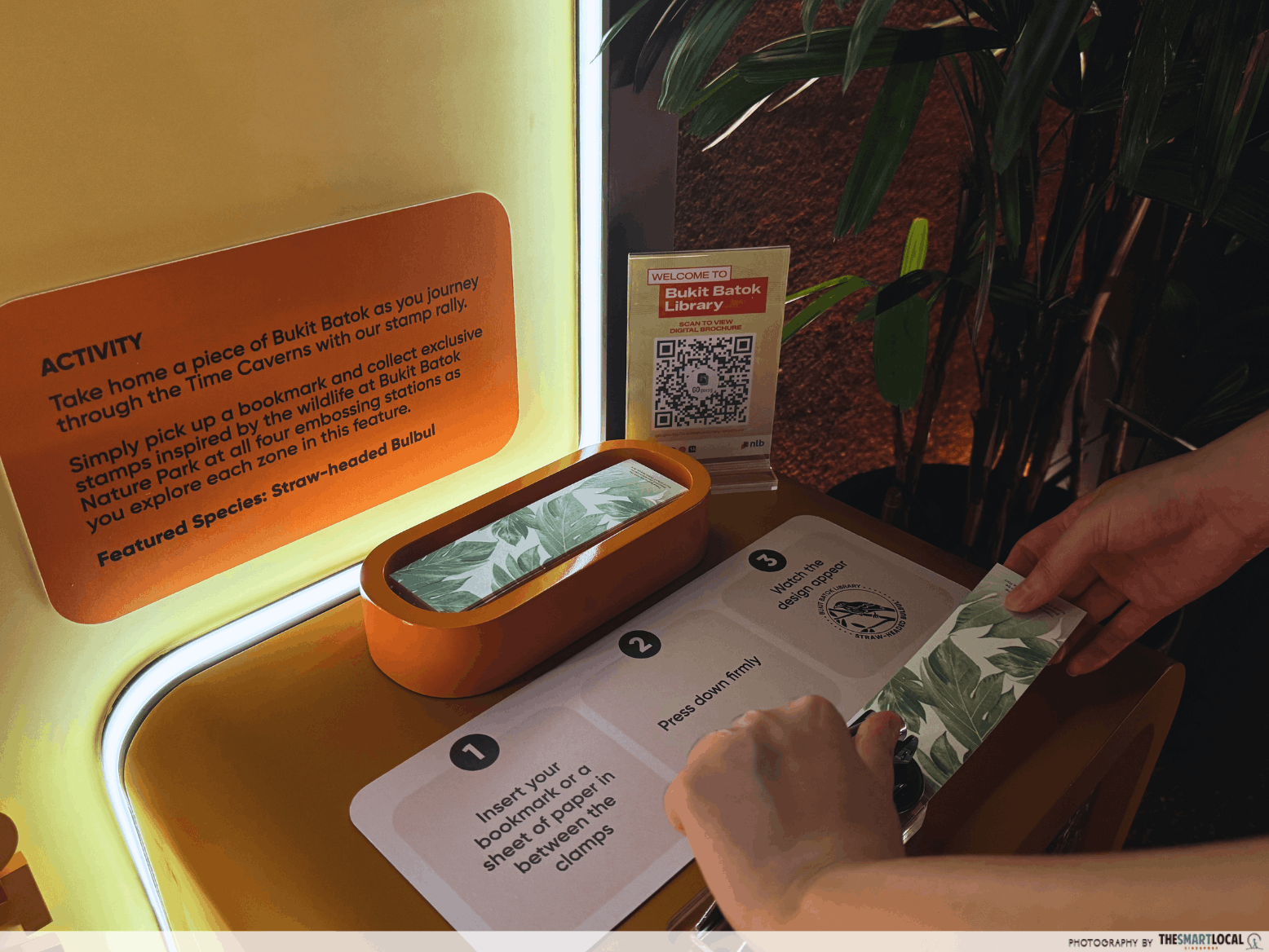 newly revamped bukit batok library - stamp rally