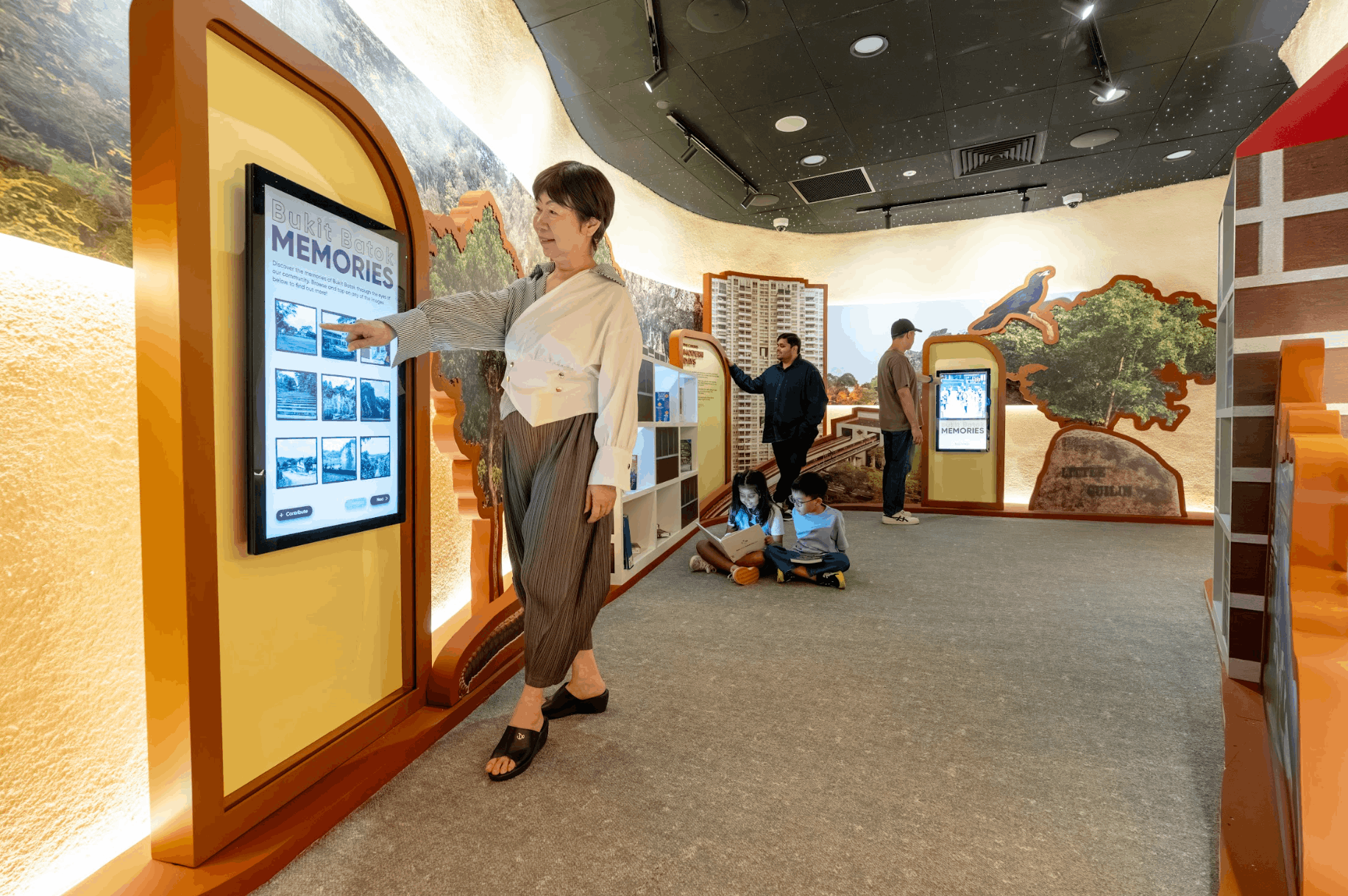 newly revamped bukit batok library - time caverns