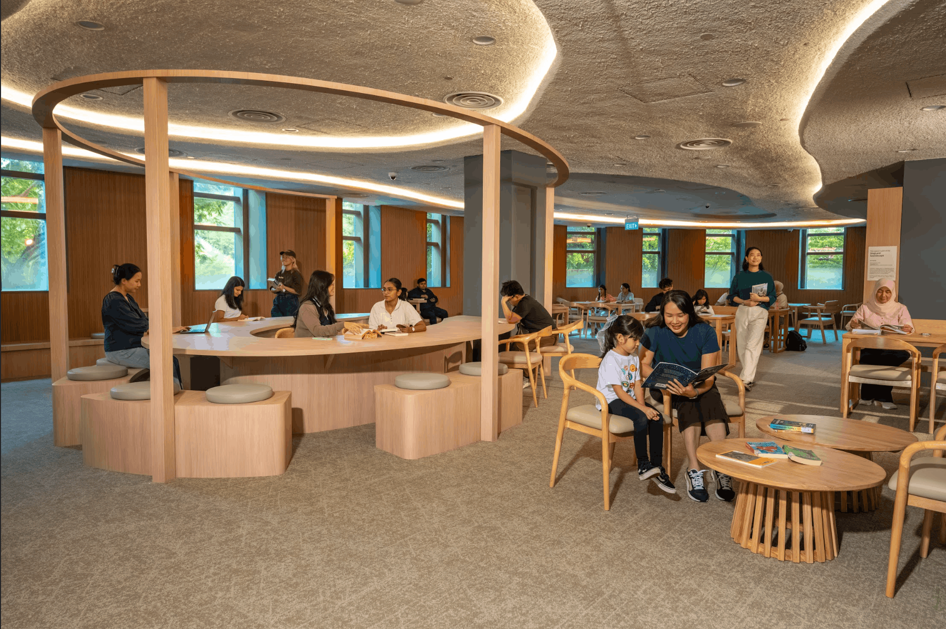 newly revamped bukit batok library - sound pavilion
