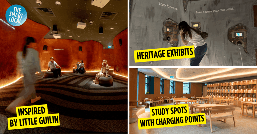 newly revamped bukit batok library - time caverns