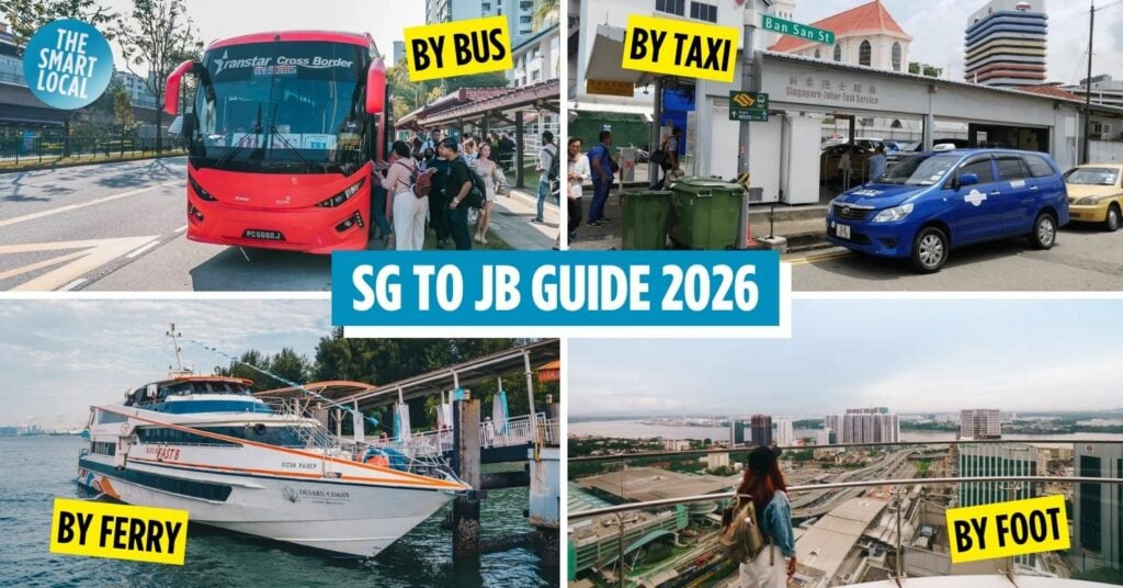 how to get to jb from singapore via train taxi bus ferry and more