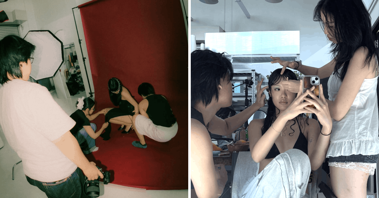 angelica teo / gels behind the scenes shooting intuition & rude awakening covers 
