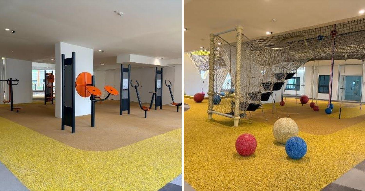 tengah guide - fitness station & play area