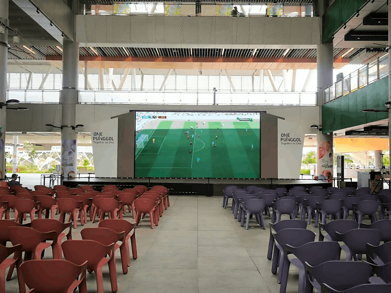 where to watch football matches for free in singapore one punggol