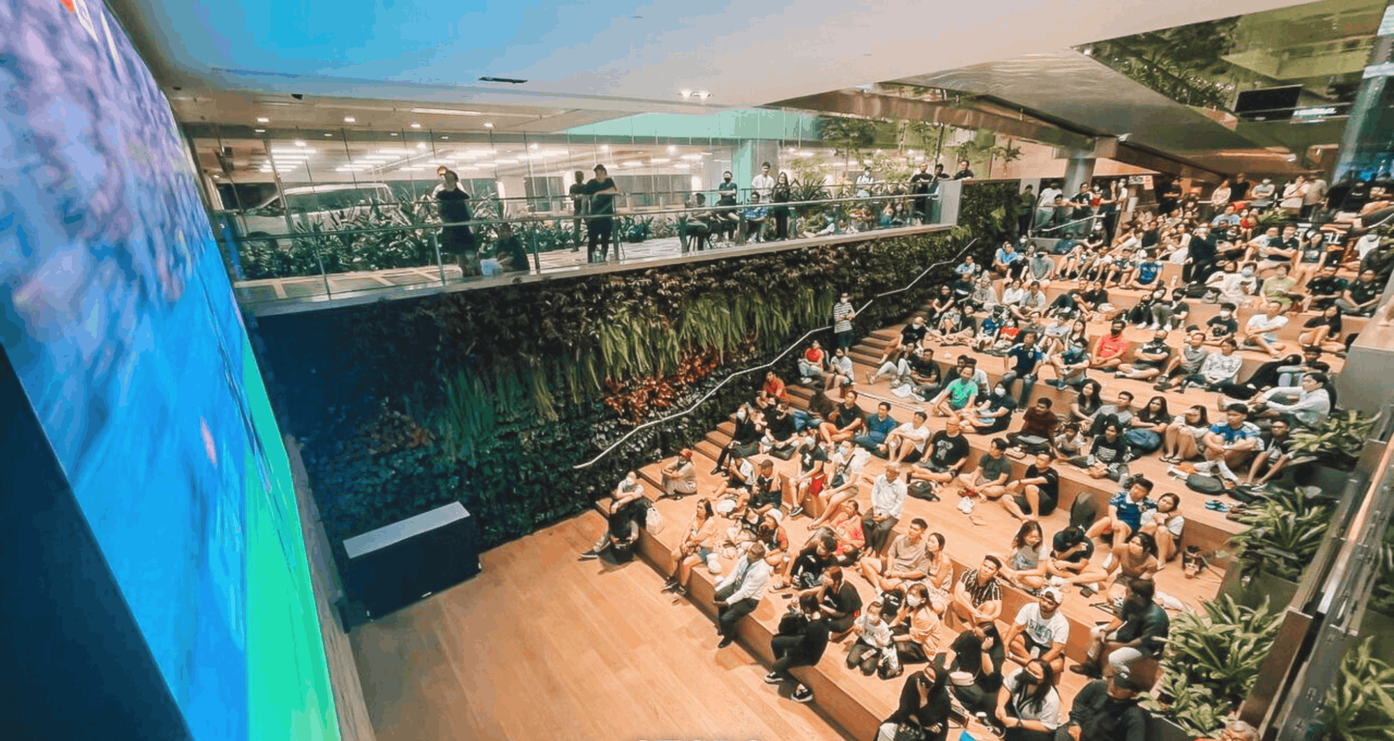 where to watch football matches for free in singapore st3ps changi airport 