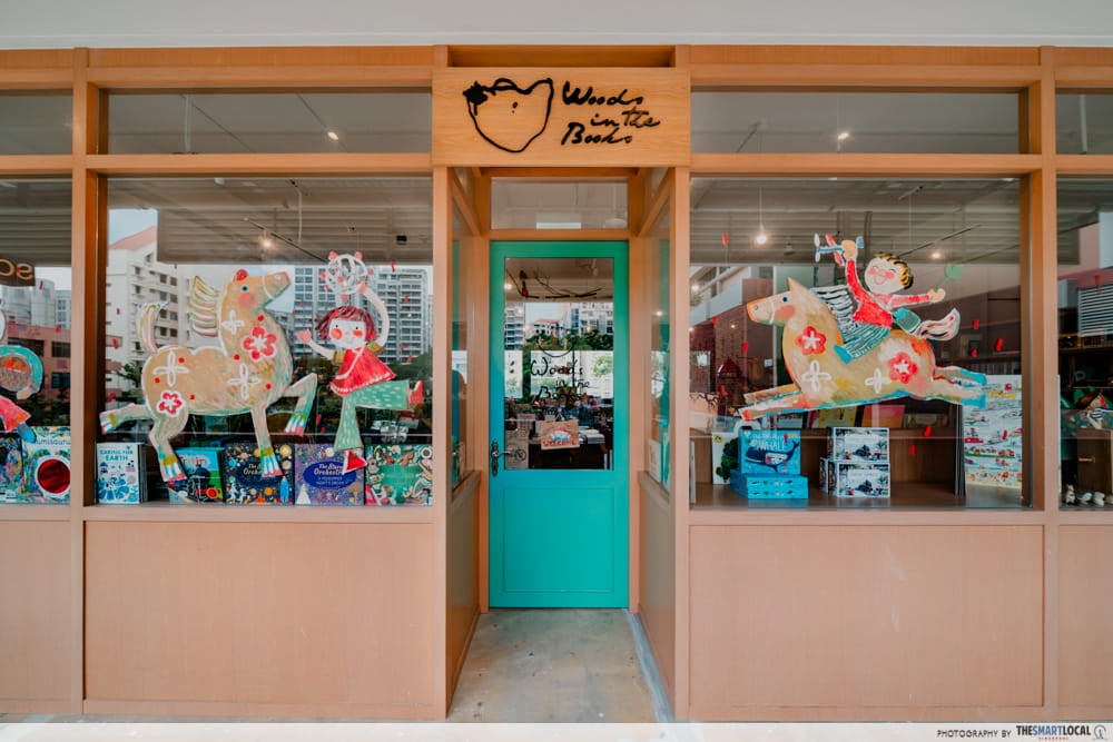 woods in the books - entrance