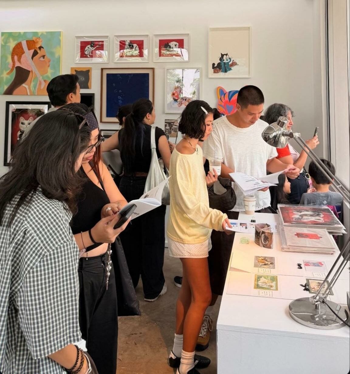 cat themed art exhibition toxoplasmosis by tokonama