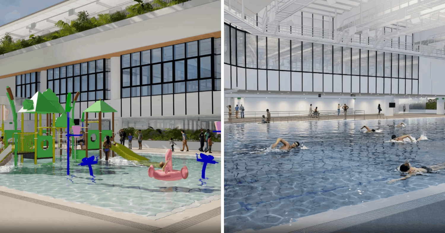 Swimming pools at Chong Pang City