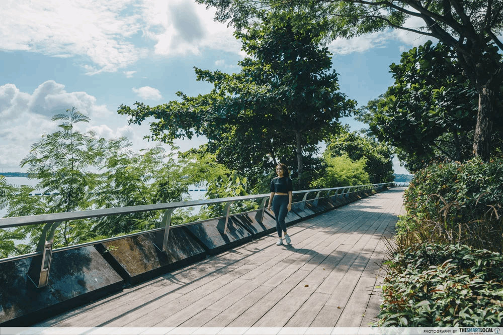 Strolling along Coney Island