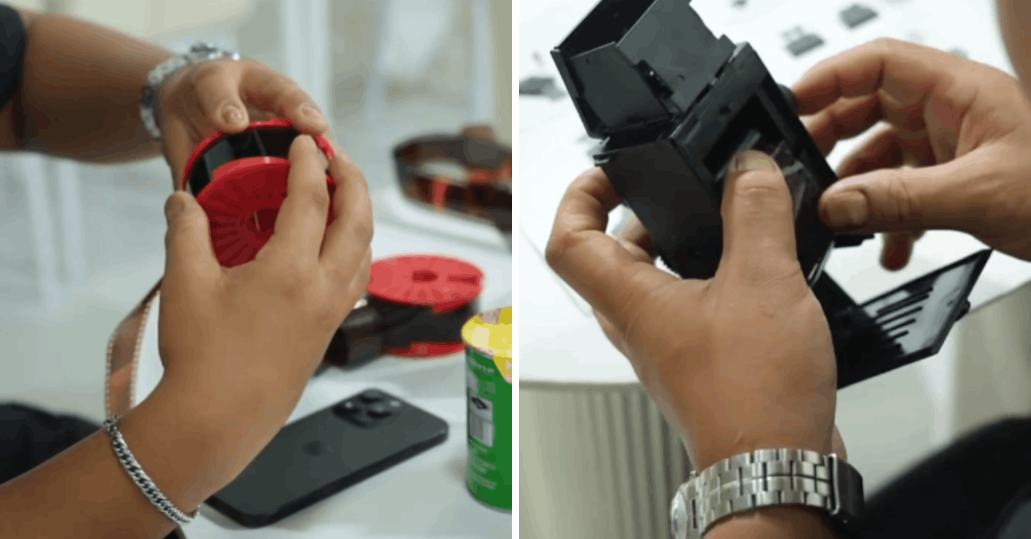 Assembling a DIY film camera