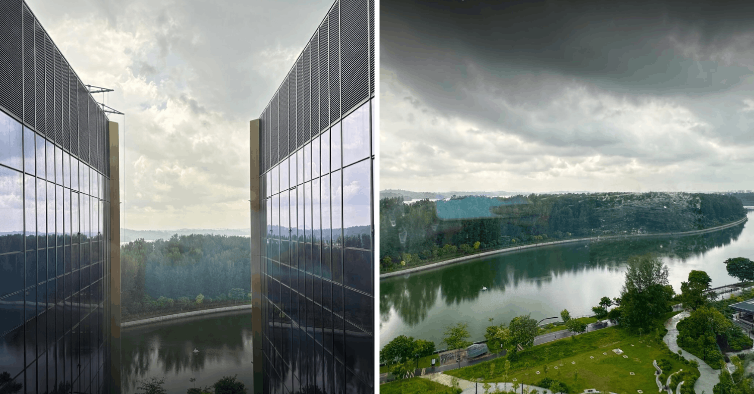 View from the hotel at Punggol Digital District