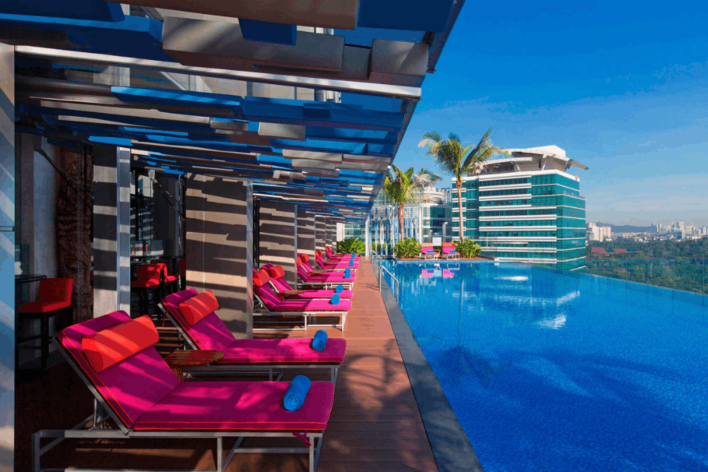 Hotels in KL with infinity pools - Aloft by Marriott KL Sentral