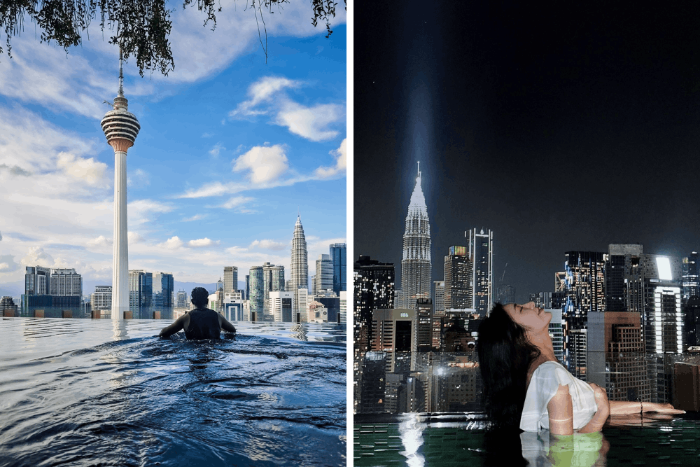 Hotels in KL with infinity pools - Ceylonz Suites