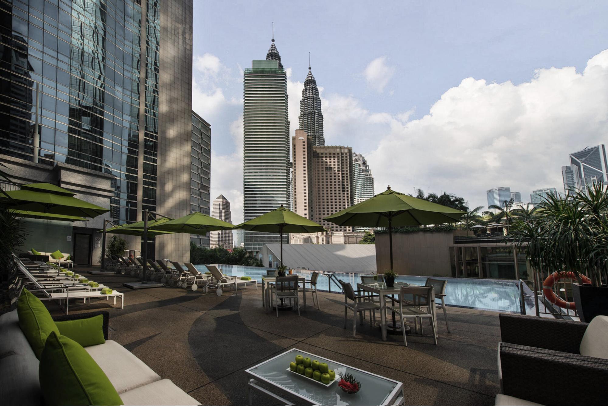 Hotels in KL with infinity pools - Impiana KLCC hotel