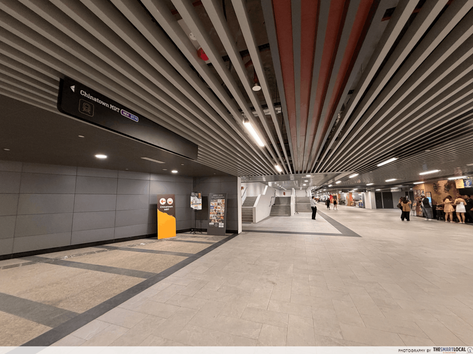 First Look At ICON Link@ClubStreet - Airconditioned Underground Mall Connecting Chinatown & Telok Ayer - chinatown exit h 