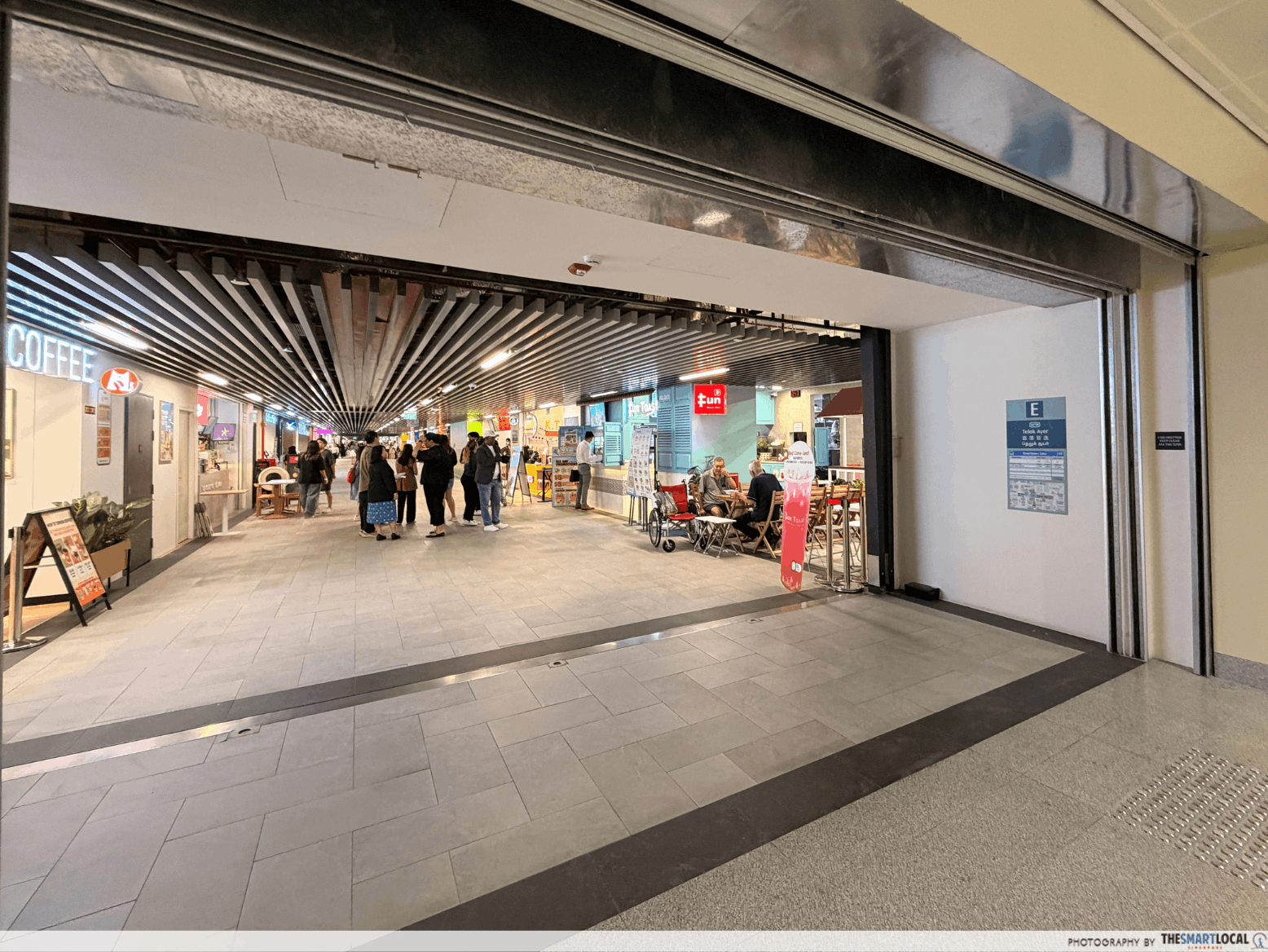 First Look At ICON Link@ClubStreet - Airconditioned Underground Mall Connecting Chinatown & Telok Ayer - exit e 