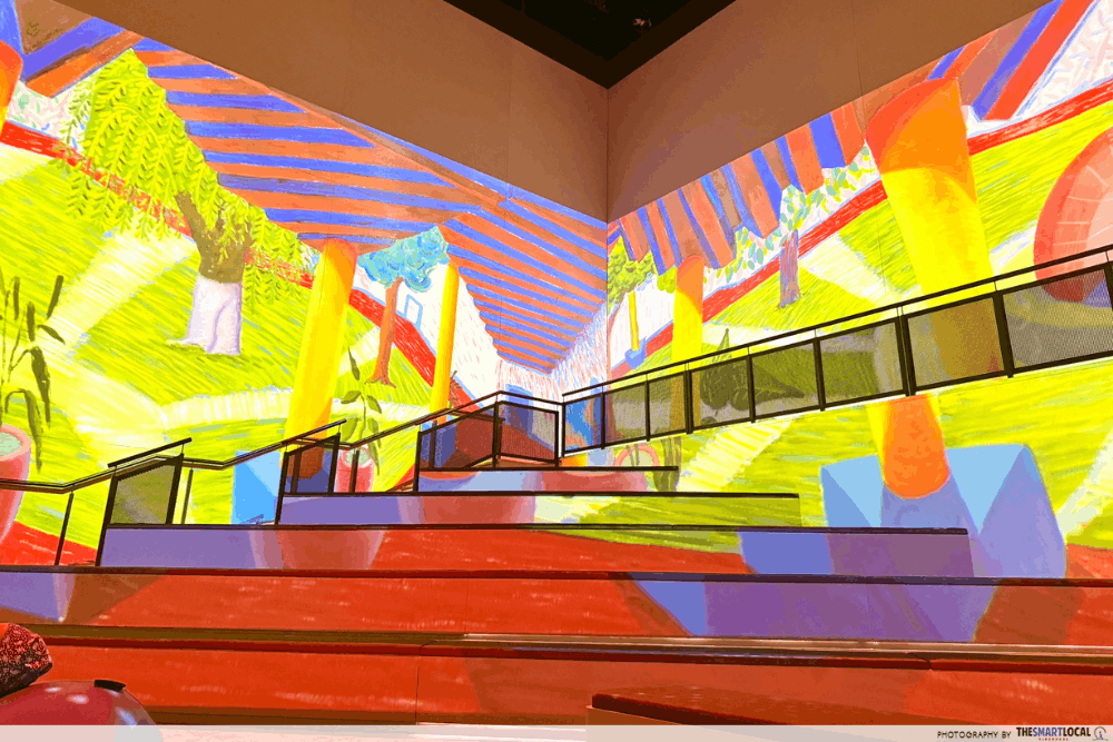 IMBA At Gardens By The Bay - David Hockney immersive exhibit