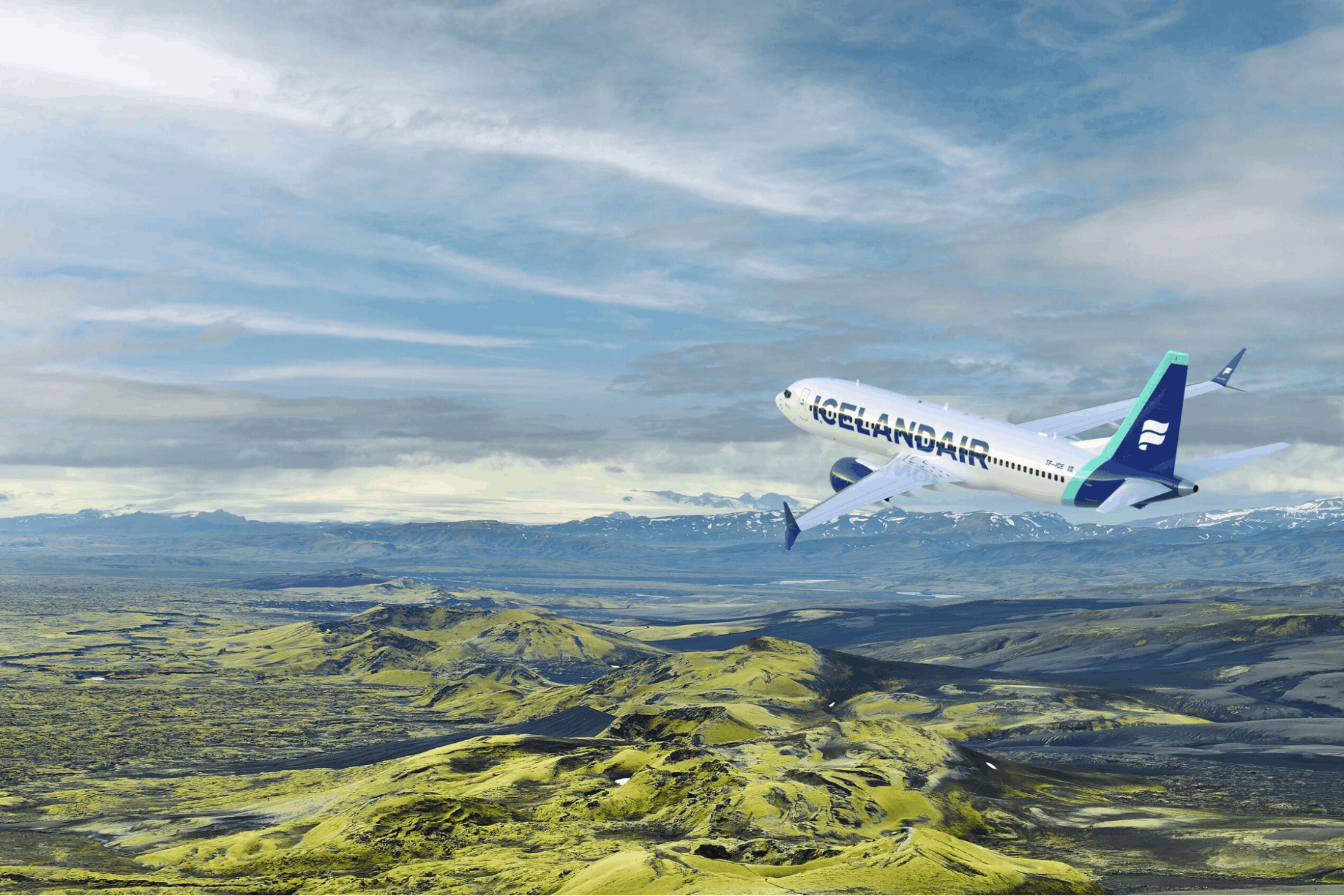 Icelandair aeroplane 