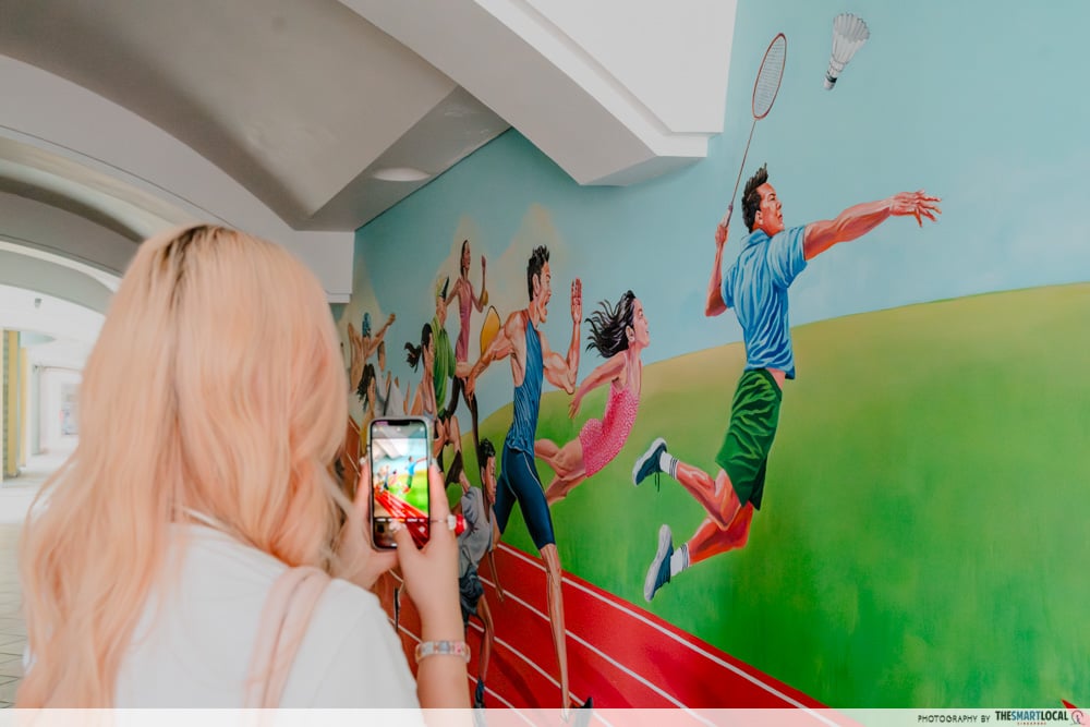 Jurong East Sport Centre Art Mural