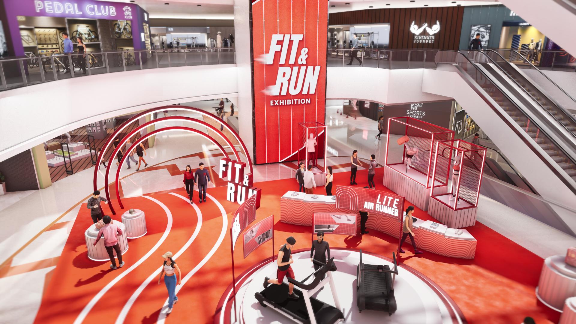 Kallang Wave Mall upgrade - Revamped atrium