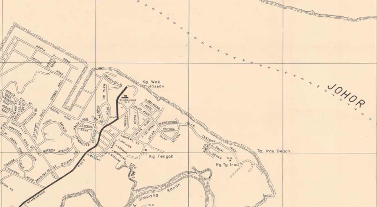 Sembawang Kampong Map