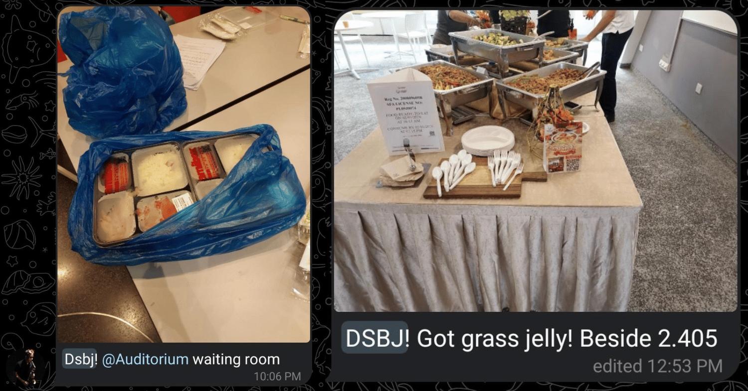 Local uni Telegram groups for free food - SUTD Family (2)