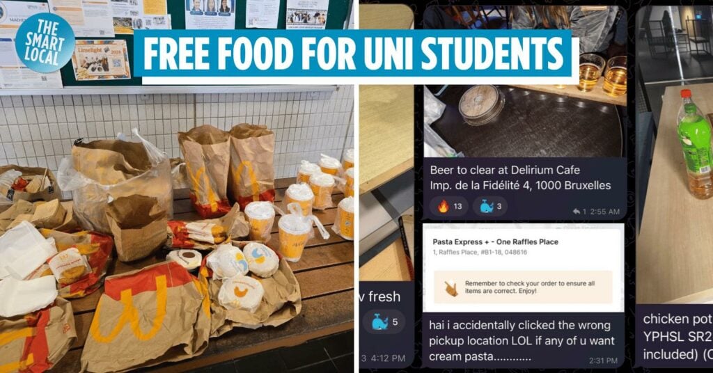 Local uni Telegram groups for free food - cover
