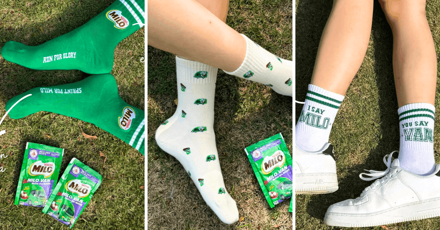 Socks from the MILO Van Enhancer Kit