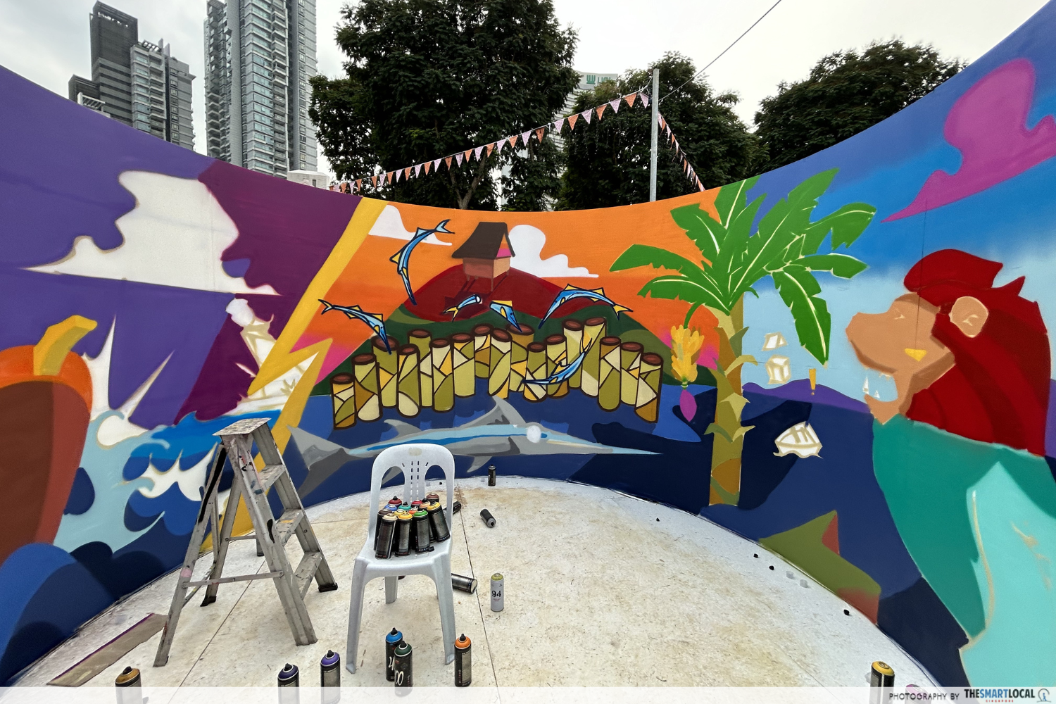 Malay Heritage Centre grafitti wall