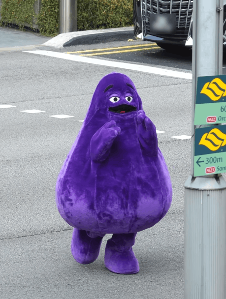 Grimace at Orchard Road