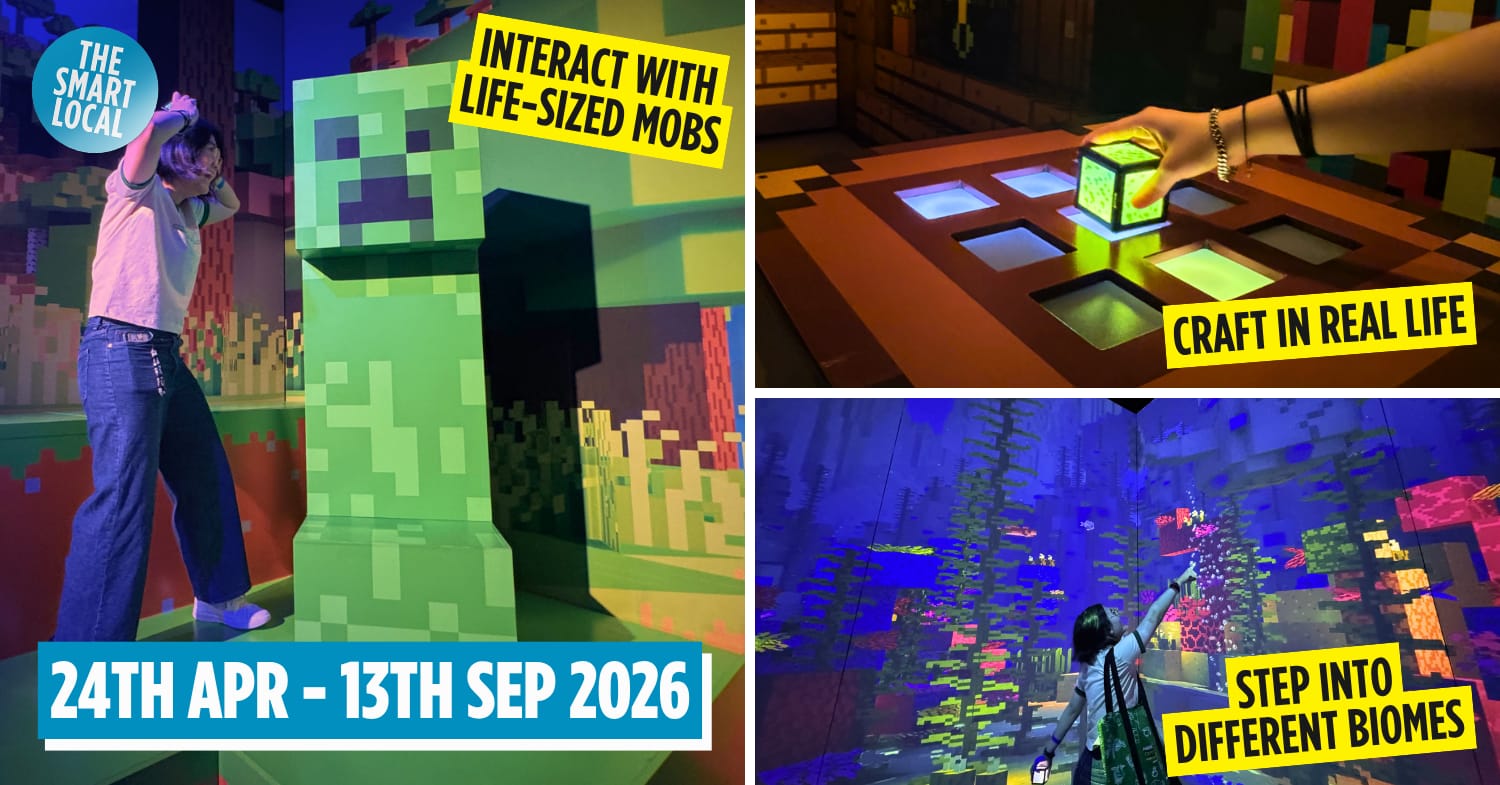 First Look At The Minecraft Experience In Singapore – Life-Sized Mobs, Interactive Rooms & Exclusive Merch